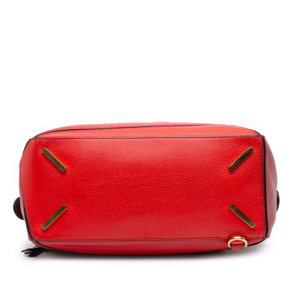 Pre-Loved LOEWE Medium Tricolor Calfskin Puzzle Satchel - Picture 3 of 10